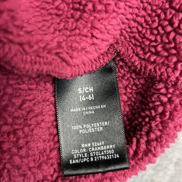 SwissTech Womens Shirt Top Full Zip Fleece Lined Sz. S 4-6 Dark Pink - Picture 12 of 14